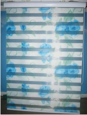 China Patterned Zebra Jacquard Electric Roller Blind, Horizontal 3.0m for sale