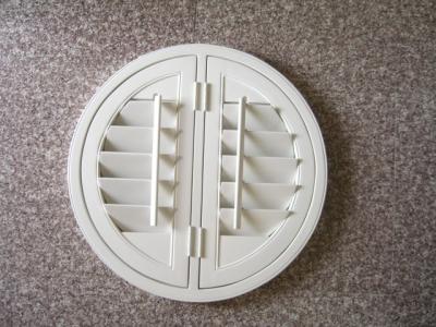 China indoor 100% basswood round shutters for windows with standard tilt bar or hidden tilt bar for sale