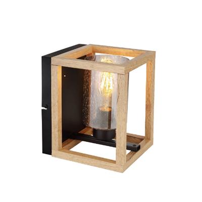 China E27 Modern Minimalist Modern Indoor Lights Wooden Deco Wall Lamp for Home and Outdoor Lighting for sale