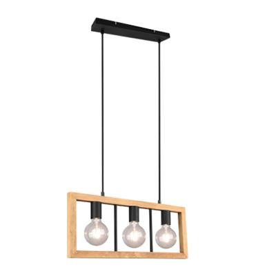 China Modern Nordic Design Farmhouse Pendant Lamp Aluminum Wood Lighting For Living for sale