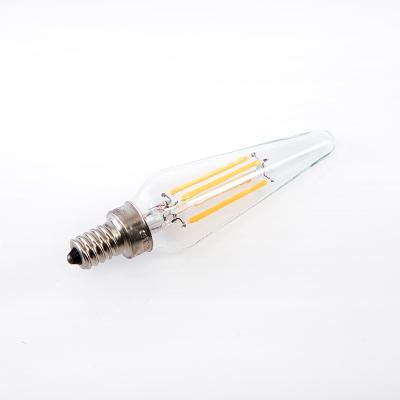 China Residential C32 220V E14 4w smart light filament led candle bulb lamp with tail LED bulb lights led filament bulb for sale