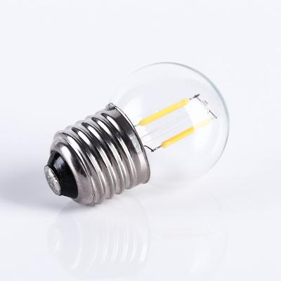 China G40 LED Light Bulb 0.5W Filament Edison Light Bulb 1WLED Residential Industrial Decorative Light Bulb for sale