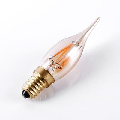 China COB C23 Residential Non Insulated Driver 120V 230V 2W 4W 5W E14 LED Filament Bulb Constant Current Halogen Bulb for sale