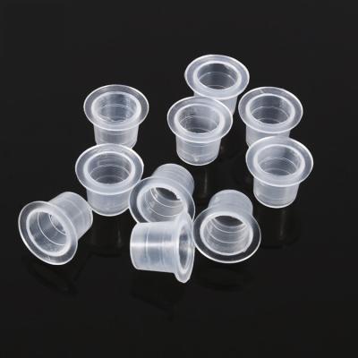 China Tattoo Shops 100pc S/L/M Plastic Disposable Microblading Tattoo Ink Cups Permanent Makeup Pigment Clear Holder Container Cup Tattoo Accessory for sale