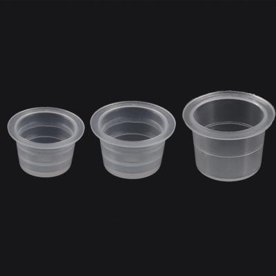 China Tattoo Shops Good Quality Multi-size Disposable Plastic Tattoo Accessories Pigment Ink Cup for sale