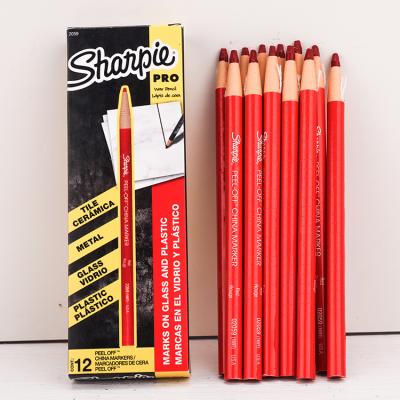 China Bright Colors High Quality Sharpie Peel Off China Markers Pencils Crayons Chinagraph Grease Wax Pencil For Glass,Cellophane,Cloth,Leather for sale