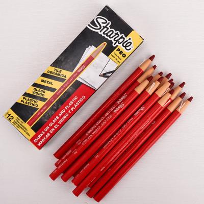 China Bright Colors Factory Price 12pcs Per Box Sharpie Peel Off China Markers Pencils Crayons Pencil For Glass Cloth Leather Multipurpose Pencil for sale