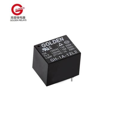 Cina Contatti il relè di controllo di potere del materiale AgSnO2 HF3FF GH-1A-12L 12A/250VDC 0.36W 5-48VDC in vendita