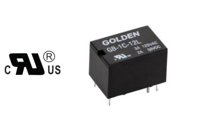 China Ready to Ship In Stock Golden 3A 5V Relay 8 pins 0.2W 0.36W GC-2C-5L Black UL TUV CQC certificate for sale