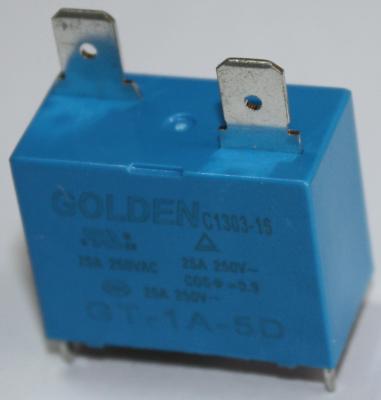 China Blaues GT-1A-12D 25A 12 Volt 2 Pin-Relais-umweltfreundliche Gewohnheit zu verkaufen