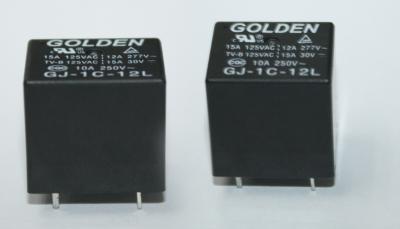 Cina Relè di controllo Subminiature di potere del PWB di GJ JQC-21FF 15A/250VDC 0.36W 5-48VDC in vendita