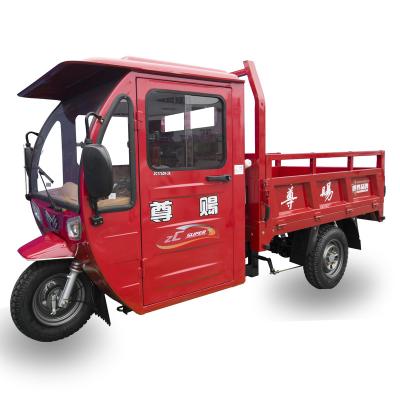 China 200cc Three Wheel Cargo Trike Motorized Cargo Gasoline Tricycle for sale