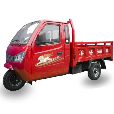 China Cargo motorized closed cabin 300cc cargo tricycle 2 seats cargo truck adult tricycle motorized tricycle for sale