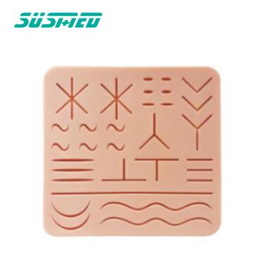 China Model Silicone Nylon Skin Suture Training Pad Template for sale