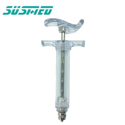 China Reusable Plastic Veterinary Syringe 10ml Plastic Syringe For Animal Products Veterinary Instrument for sale