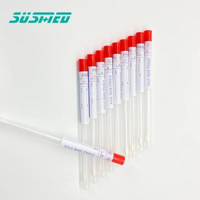 China Collection medical PP+wooden rayon nasopharyngeal swab wooden stick for sale