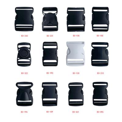 China Wholesale Plastic Buckle Custom Logo Side Release Buckles Luggage Buckle Hot Sale Side Release Buckles for sale