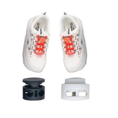 China Wholesale Size Quality Shoe Charm in Round Stopper Plastic Ball Rope Lock Buckle Stopper Sale for sale