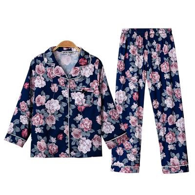 China QUICK DRY custom printed children's clothing home wear long sleeved kids nightgown pajamas sets for girl boy for sale