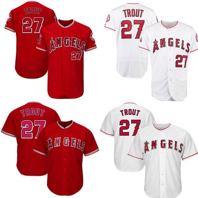 China Best Quality Mike Trout 27 Shohei Ohtani 17 Antibacterial Baseball Singlet for sale