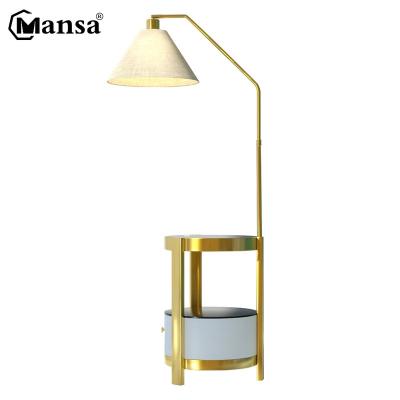 China Modern Hot Selling Multifunctional Cordless Drawer Storage Floor Lamp Suitable for Living Room and Bedroom Bedside for sale