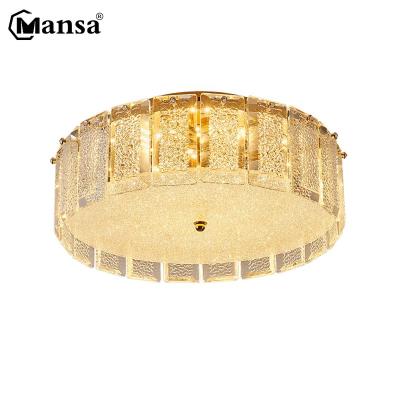 China Outdoor Mounted Made In China Wholesale Round Square Gold Simple Luxury Led Lights For Bedroom Light Ceiling Round Ceiling Lamp for sale