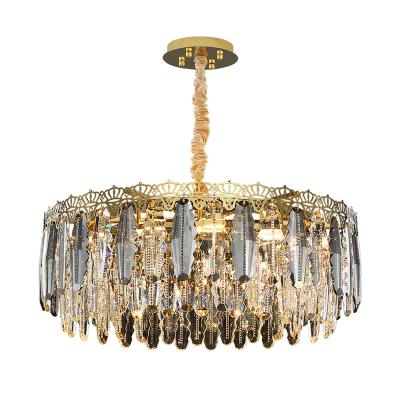 China Modern Luxury Chinese Factory Chandelier Gold Chandelier Indoor Lighting Design Customs Service Ceiling Crystal Chandelier for sale