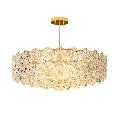 China Modern luxury Chinese factory chandelier gold chandelier indoor lighting design customs service ceiling crystal chandelier for sale