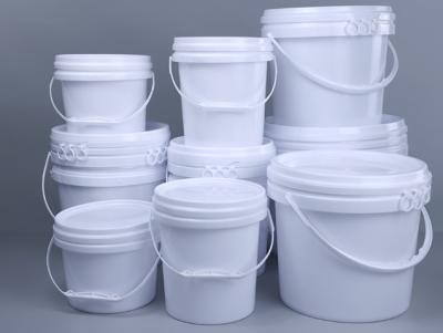 China White or Other Light Plastic Bucket for Toys Storage for sale