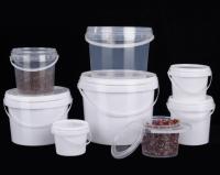 China HDPE Material Plastic Food Bucket White Or Other Color 0.2L-20L for sale
