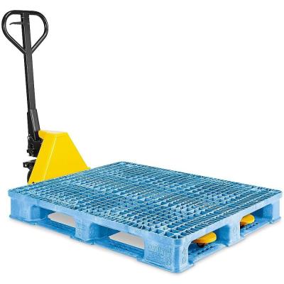 中国 Blue Reusable Plastic Pallet Corrosion Resistant for Warehouse Logistics 販売のため