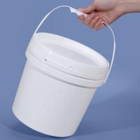 China Transparent Plastic Storage Bucket With Handle Capacity 0.2L-20L Te koop