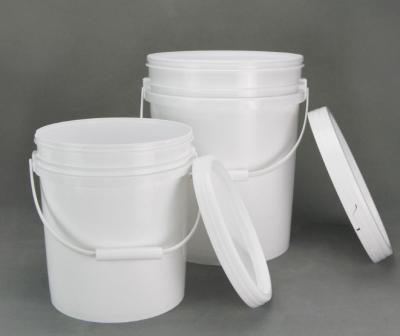 China Secure Payment White or Colored Chemical Bucket with Varying Capacity and Customizable Diameter zu verkaufen