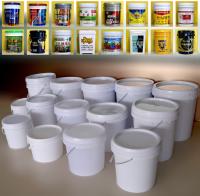 China Industrial White Lubricant Bucket Square/Round/Rectangle 20L Capacity PP/HDPE Oil Container Te koop