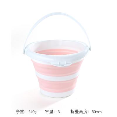 China Collapsible 10L Foldable Plastic Bucket Space-Saving Design for Camping Car Wash Outdoor Adventures for sale