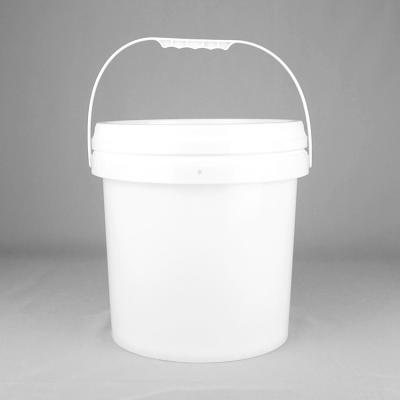 Chine seau en plastique portatif de 10L 25*23*27cm avec la catégorie comestible pp de couvercle à vendre