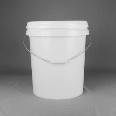 China 20L Plastic het Wateremmer van de voedselrang 5 Gallon met Deksels en Handvat Te koop