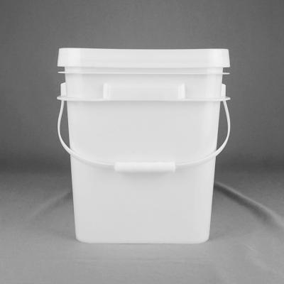 Cina secchio di plastica 20L con il secchio Pail Paint Bucket di plastica del commestibile del coperchio in vendita