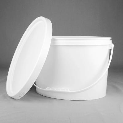 Cina Commestibile ovale di forma pp 10L Pail Excellent Seal Ability di plastica in vendita