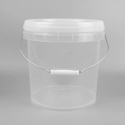 China 10L personalizou Toy Buckets Plastic Beach Pails plástico claro com tampas à venda