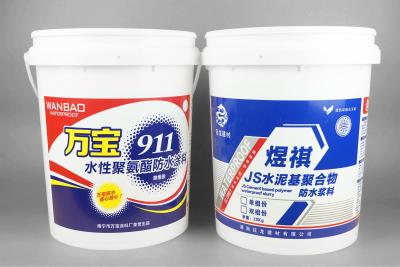 中国 SGSとの20L漏出証拠のプラスチック ペンキのバケツの大容量 販売のため