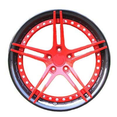 China Custom Carbon Fiber Aluminum Wheels For Ford Mustang 19 inch for sale