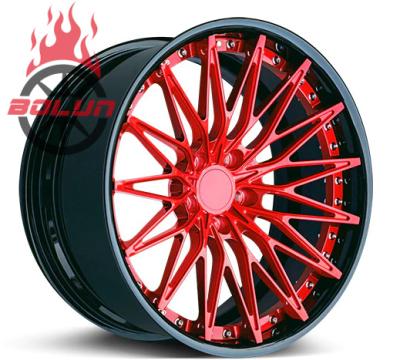 China Hot Selling Custom Aluminum 18 Wheels 19 20 21 High Quality 2pcs 22 Inch Concave Forged Wheels From BOLUN Wheels for sale