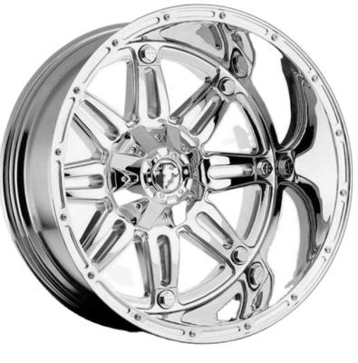 China Hot sale aluminum custom chromed offroad truck wheels 22 24 26 inch 22*12 24*14 forged wheels rims for jeep wild horse pickups suv for sale