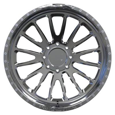 China BOLUN Aluminum Polished 22x10 24x10 24x12 24x14 26x12 26x14 26x16 28x16 30x16 Forged Truck Wheels Rims For Dodge, Ford, GMC Wheels for sale