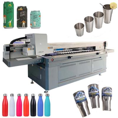 China Printing shops 2513 printer with GEN5I printer head, UV printer for plastic bottle, cup, sport bottle UV printing machine for sale