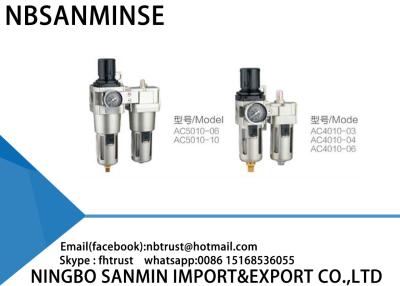 Cina Parti pneumatiche del compressore dell'unità AC2010 Ac3010 AC4010 AC5010 AC600 del lubrificatore del regolatore di filtro dell'aria in vendita