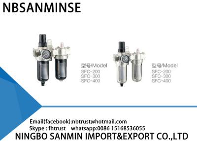 Cina Regolatore e lubrificatore industriali pneumatici professionali di filtro dell'aria di SFC FRL in vendita