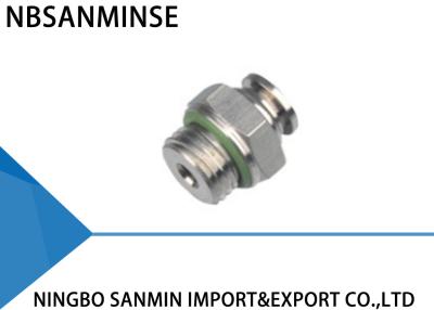 China Professional SSC-G Pneumatic Tube Fittings Air Line Connectors M5 - M6 Thread for sale