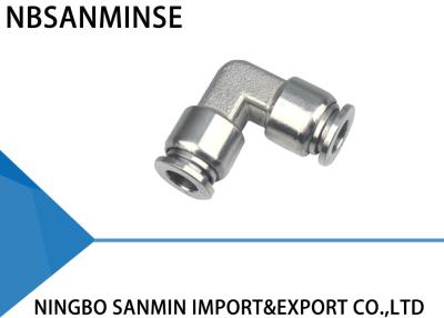 China Encaixes de aço inoxidável do ar do cotovelo de SSV, encaixes pneumáticos de aço inoxidável à venda